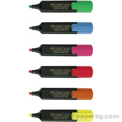 Текстмаркери - Faber - Castell - СИН
