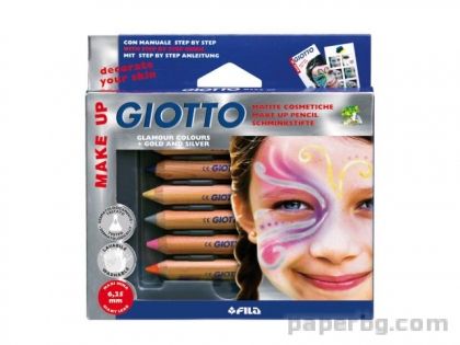 Моливи за грим 6 блестящи цв., Make Up