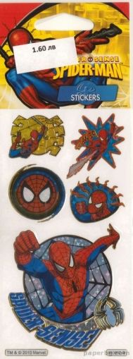 Стикер - SPIDER-MAN - СПАЙДЕРМЕН
