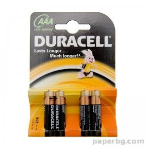 Батерия Duracell 1.5V R3/AAA 4 броя 