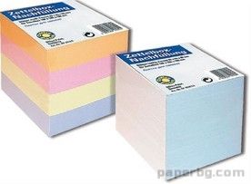 Хартиено кубче  800 л, 8.5 mm х 8.5 mm, Бял, Office Point