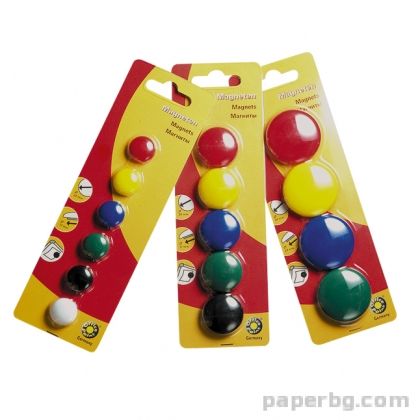 Магнити Office Point - 6 бр. Ф20 mm