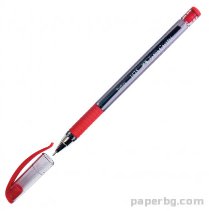 Химикалка 1425 Fine, червена, Faber-Castell 