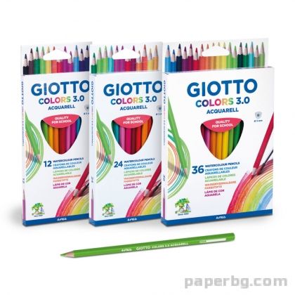 Цветни моливи GIOTTO COLORS 3.0 ACQUARELL- 36 бр.