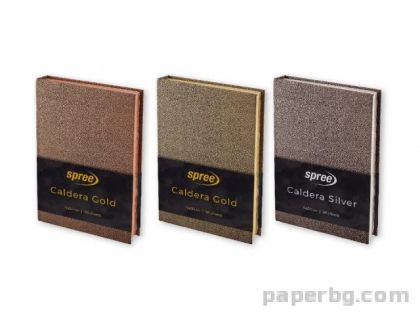 Бележник 14х20 Caldera Gold, златна порезка