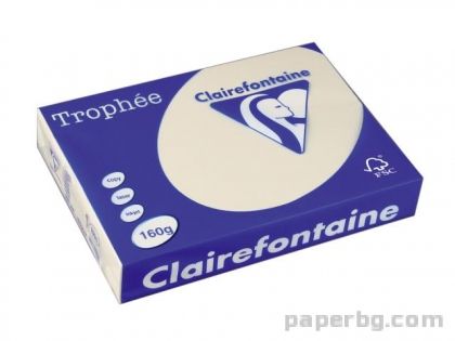 Картон коп.цв., А4, 160 г/м2, Cream Trophee, 50 л.