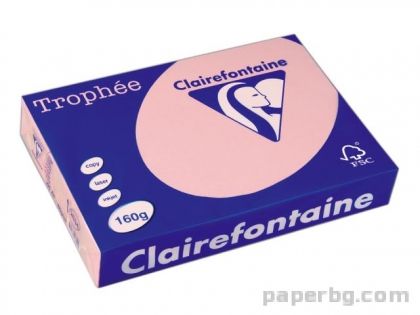 Картон коп.цв., А4, 160 г/м2, Pink Trophee, 50 л.