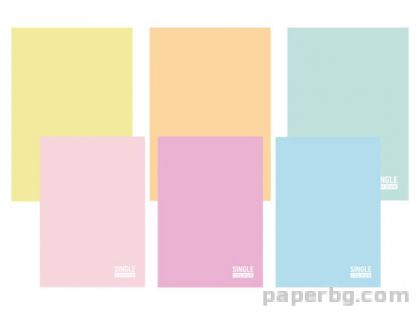 Тетрадка А4, мат лам. 40+2 л.ред, Single Colour Pastel
