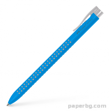 Faber-Castell Химикалка Grip 2022, 0.7 mm, светло синя