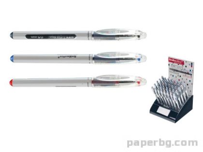 Гел ролер Scrikss Fitt Gel, 0.5 или 0,7 мм., - Син, Черен, Червен