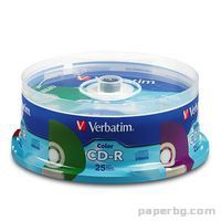 Verbatim CD-R, 700 MB, 52x, със защитно покритие, 10 броя в шпиндел