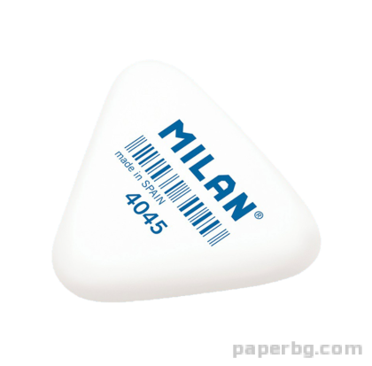 Гума за молив 4045, триъгълна, асорти, Milan 