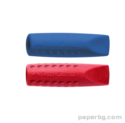 Faber-Castell Гума-капачка Grip 2001, цветна, 2 броя