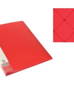 Папка с джобове, A4 PP, черна, Square