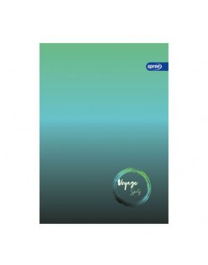 Тетрадка A5 мат/UV Soft touch Voyage, 60+2 л.редове