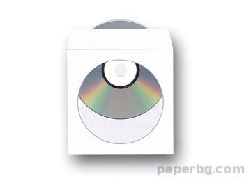 Плик за CD, бял