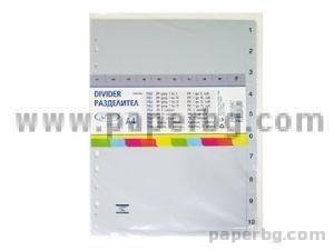 Разделител РР, 1 до 31, сив