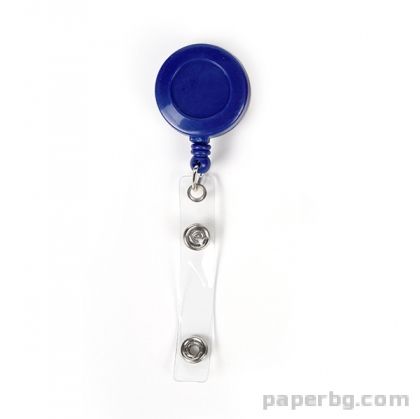 Ролетка за бадж 780 mm Тъмносиня