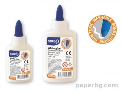 Лепило течно, бяло, 40 г, Spree