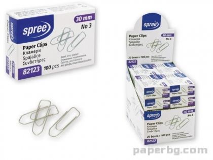 Кламери No 3, 30 мм, 100 броя, поцинковани
