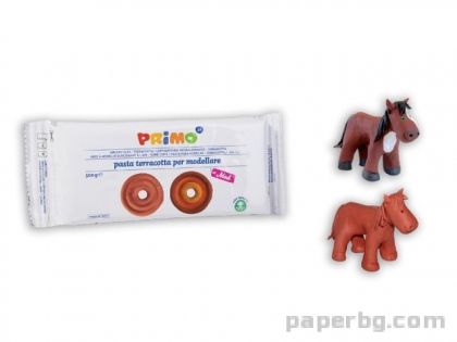 Глина естествена, съхнеща, 500 г, terracota