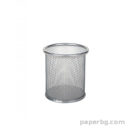 Моливник, метална мрежа, сребрист