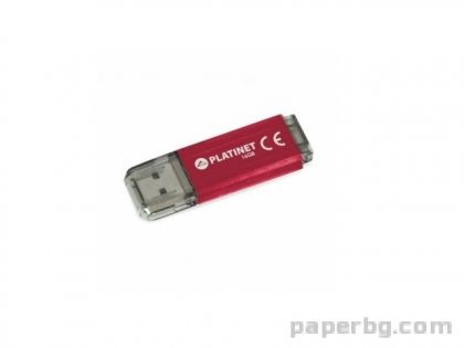 Памет USB 2.0, 16GB, червена овал