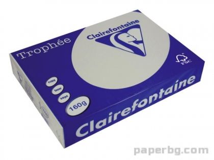 Картон коп.цв., А4, 160 г/м2, Steel Grey Trophee, 50 л.