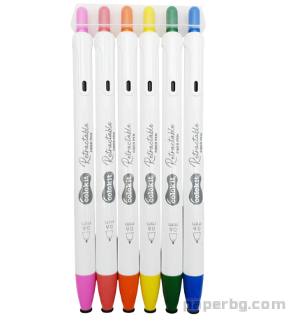Автоматични флумастери Colokit FP-C013 6 цвята
