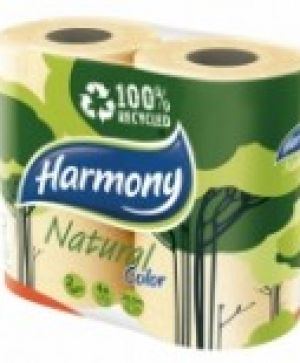 Тоалетна хартия Harmony NATURAL х 4